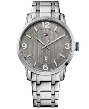 UPC 885997120074 product image for Tommy Hilfiger Men's Stainless Steel Bracelet Watch 44mm 1710345 | upcitemdb.com