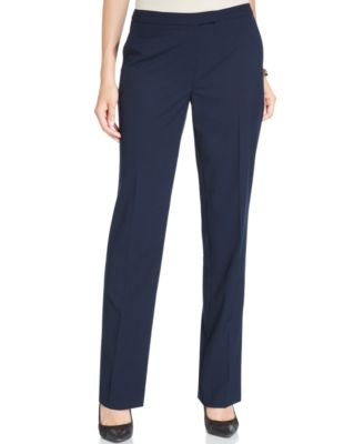 navy blue casual pants womens