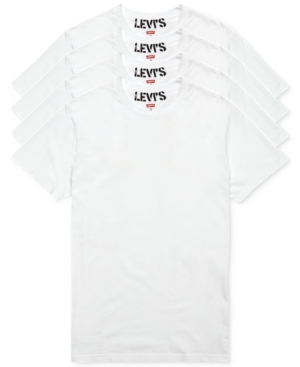 UPC 848182024342 product image for Levi's Men's 100 Series Crew-Neck T-Shirt 4-Pack | upcitemdb.com