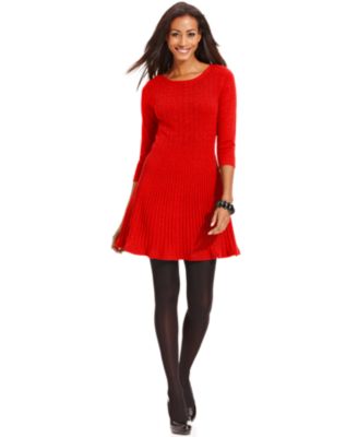 macy's sweater dresses women's