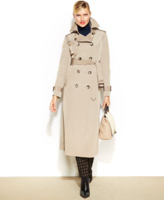 macy's ladies trench coats