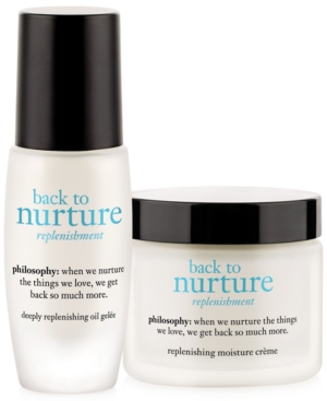 UPC 604079144865 product image for philosophy back to nurture replenishing oil and moisture creme kit | upcitemdb.com