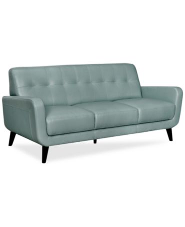 Chiara Leather Sofa - Furniture - Macy's