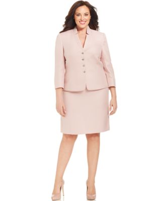 macys plus size suits