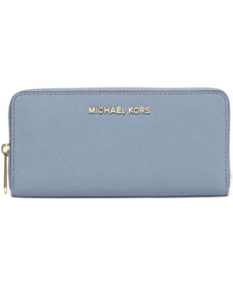 baby blue michael kors wallet