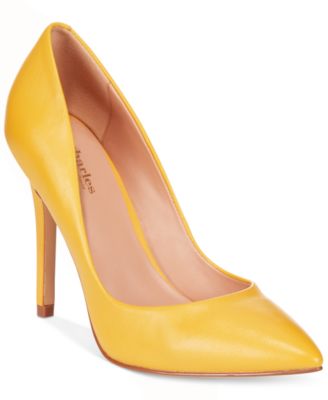 yellow pumps macys