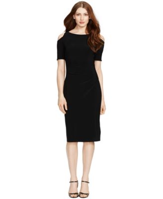 black sheath dress with sleeves