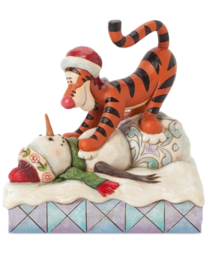 UPC 045544650199 product image for Jim Shore Tigger Pouncing on Snowman Collectible Figurine | upcitemdb.com