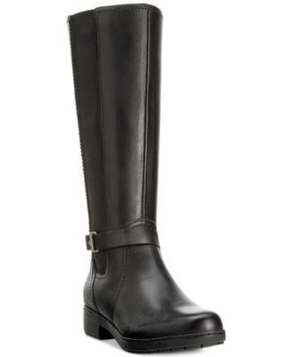 clarks merrian rayna tall leather boots