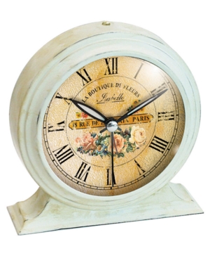 UPC 731742000415 product image for Infinity Instruments Boutique De Fleur Metal Alarm Clock | upcitemdb.com