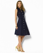 Sleeveless Shirtdress Sleeveless Shirtdress