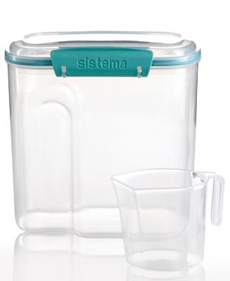 Martha Stewart Collection Storage Container, 81 Oz. with Measuring Cup