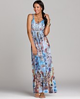 Style&co. Dress, Sleeveless Studded Printed Maxi Style&co. Dress, Sleeveless Studded Printed Maxi