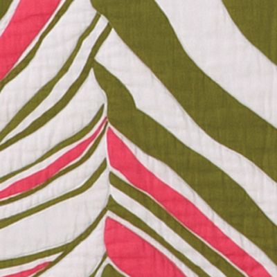Trina Turk Bedding Tiger Leaf Printed Coverlet Collection Bedding