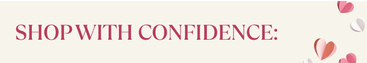 Shop with confidence Exclusions