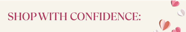 Shop with confidence Exclusions