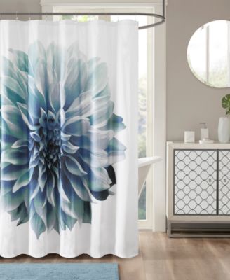 Madison Park Madison Park Norah 72 x 72 2 Aqua Shower Curtain