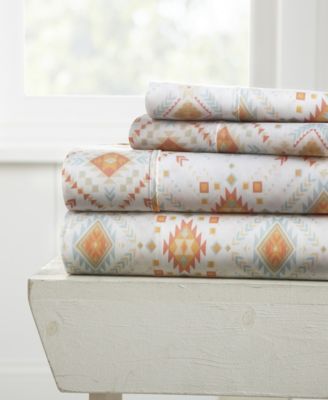 ienjoy Home The Boho Beyond Premium Ultr Yellow Soft Arrows King Sheet Set