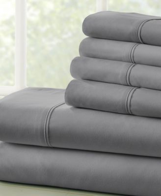 ienjoy Home Solids in Style by The Home Co Navy Twin XL Sheet Set