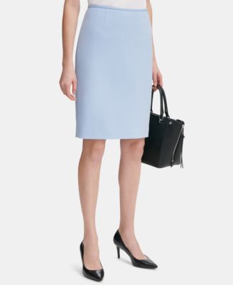 Calvin Klein Womens Scuba Crepe Pencil Ski 191797008130 16 RT $79.0