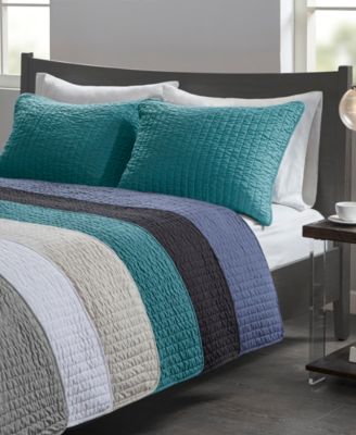 Madison Park Madison Park Keaton 3-Piece Ki Navy KingCalifornia King