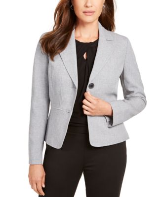 Kasper Two-Button Jacket GreyBlack 16
