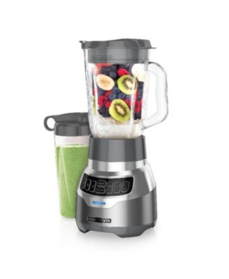 Black Decker PowerCrush Digital Blender wit Silver