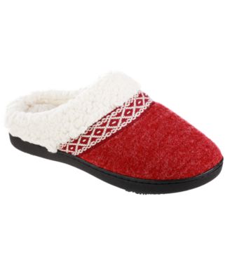 Isotoner Signature Womens Heather-Knit Ada Hoodb Black L