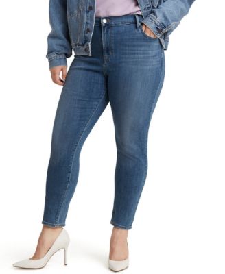 Levis Trendy Plus Size 721 High-Rise 196978330581 18AV/MD/RG RT $69.5