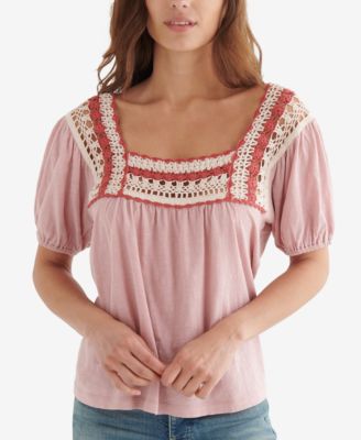 Lauren Ralph Lauren Plus-Size Buttoned-Cuff Long-Sleeve Sweater - Red