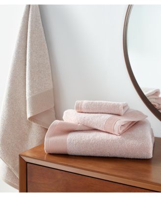 Oake Ethicot Hand Towel, Exclu Blush Hand Towel