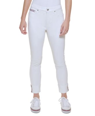 Tommy Hilfiger TH Flex Raw-Cuff Skinny Jeans 195105448724 2 RT $59.5