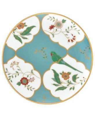 Noritake Noritake Lodis Morning 8.25 White, Blue, Gold-Tone Band