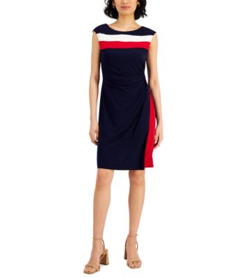 Connected Sleeveless Tri-Tone Sheath Dre Ain 10