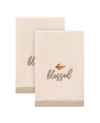 Avanti Avanti Grateful Patch Harvest Ivory Fingertip Towels