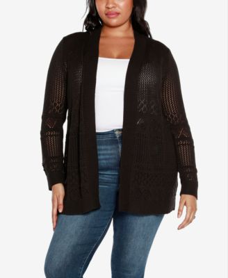 Belldini Belldini Plus Size Pointelle O White 840298692026 2X RT $64.0