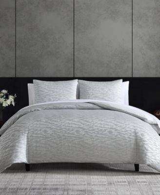 Vera Wang Vera Wang Illusion 3 Piece Com Silver Gray King