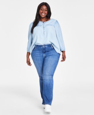 Levis Plus Size 726 High-Rise Flare- 196524406777 16W AVER RT $69.5