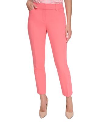 Tommy Hilfiger Womens Slim-Leg Ankle Pants 196701468321 16 RT $99.0