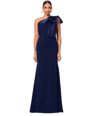 Betsy Adam Womens Bow-Trimmed One-Should Pine 6