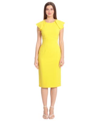 Maggy London Womens Pleated-Sleeve Empire 641233947085 8 RT $128.0
