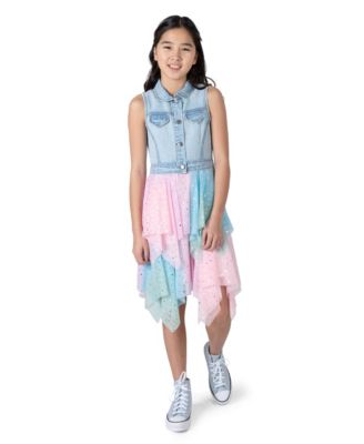 Rare Editions Rare Editions Big Girls Denim 194170705794 14 RT $58.0 #2