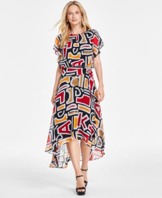 KARL LAGERFELD PARIS Womens Printed High-Low 196788558649 2 RT $158.0 #3