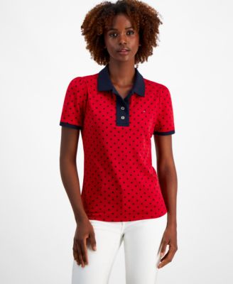 Tommy Hilfiger Womens Cotton Printed Puff-Sl 196701402387 S RT $59.5
