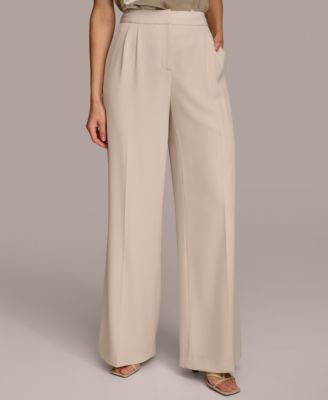 Donna Karan New York Womens Pleated Wide-Leg 755403643193 16 RT $109.0