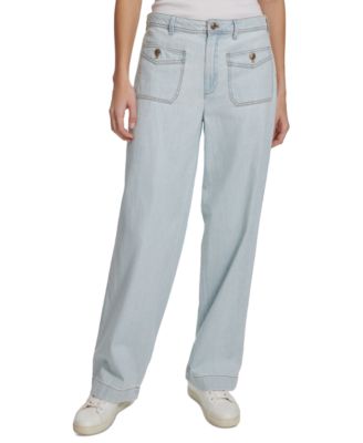 Nautica Jeans Womens Front Patch-Pocket Wid 197858204664 10 RT $99.5