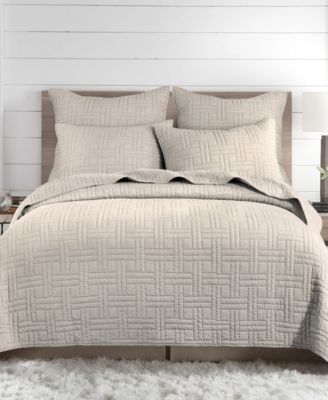 Levtex Home Melange Stitch Stitching 3-Pc. Natural FullQueen