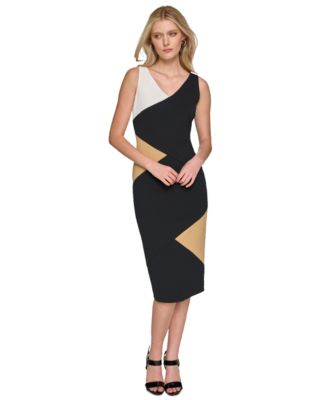 KARL LAGERFELD PARIS Womens Colorblocked Midi 196788501881 4 RT $148.0 #3