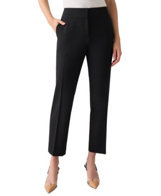 Kasper Petite Dart-Detail Cropped Pan Black 6P 91308793497 6 P RT $79.0
