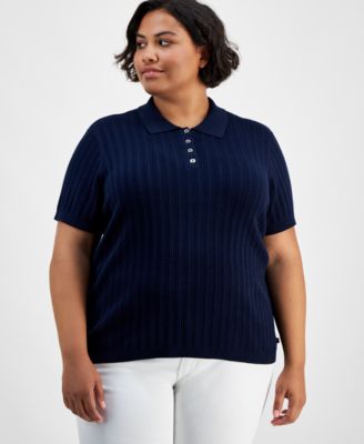 Tommy Hilfiger Tommy Hilfiger Plus Size Ribbe 196701369420 3X RT $79.5